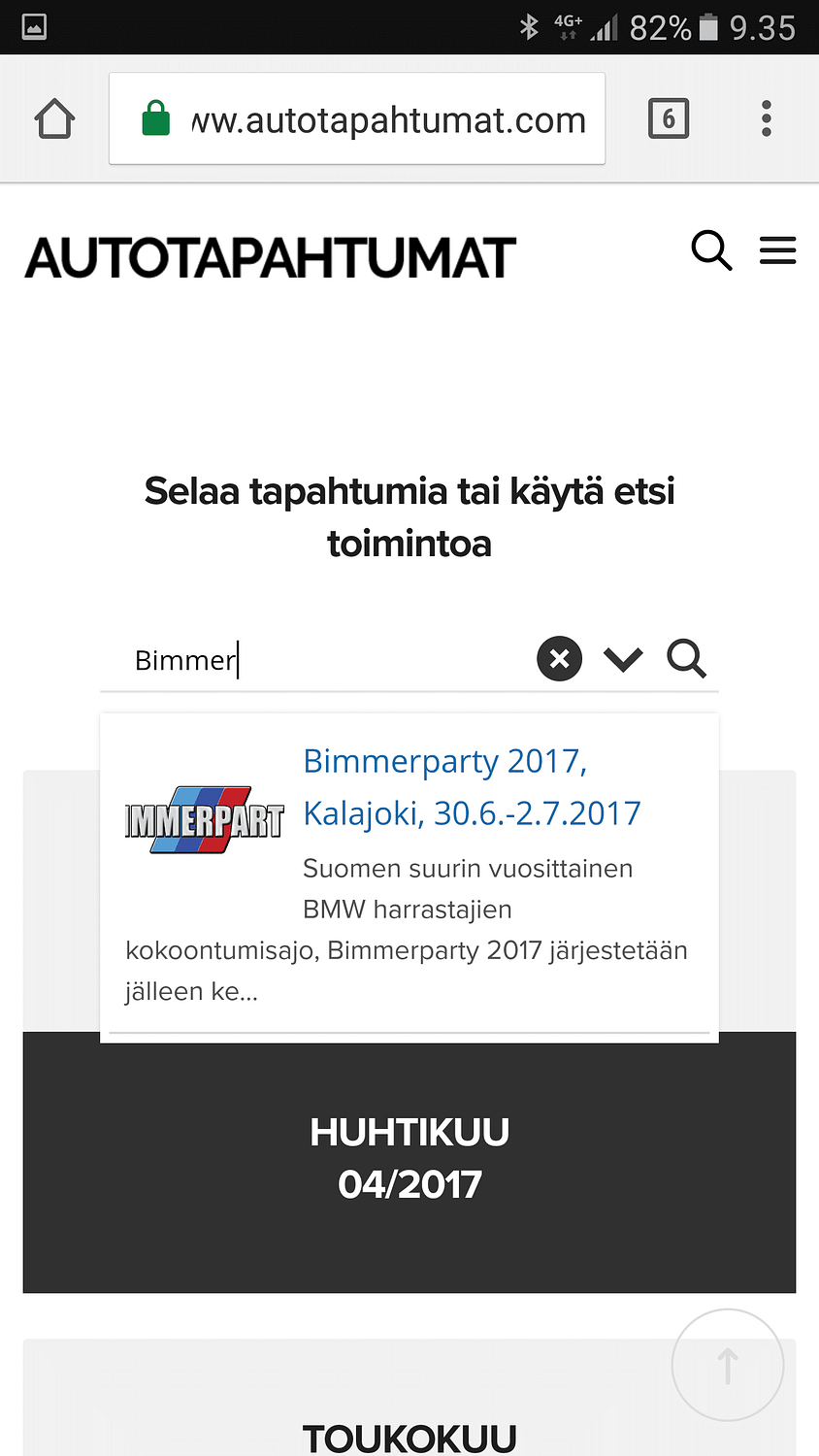 Screenshot_20170311-093521 Etsi autotapahtumaa reaaliajassa sivustolta Uutiset 